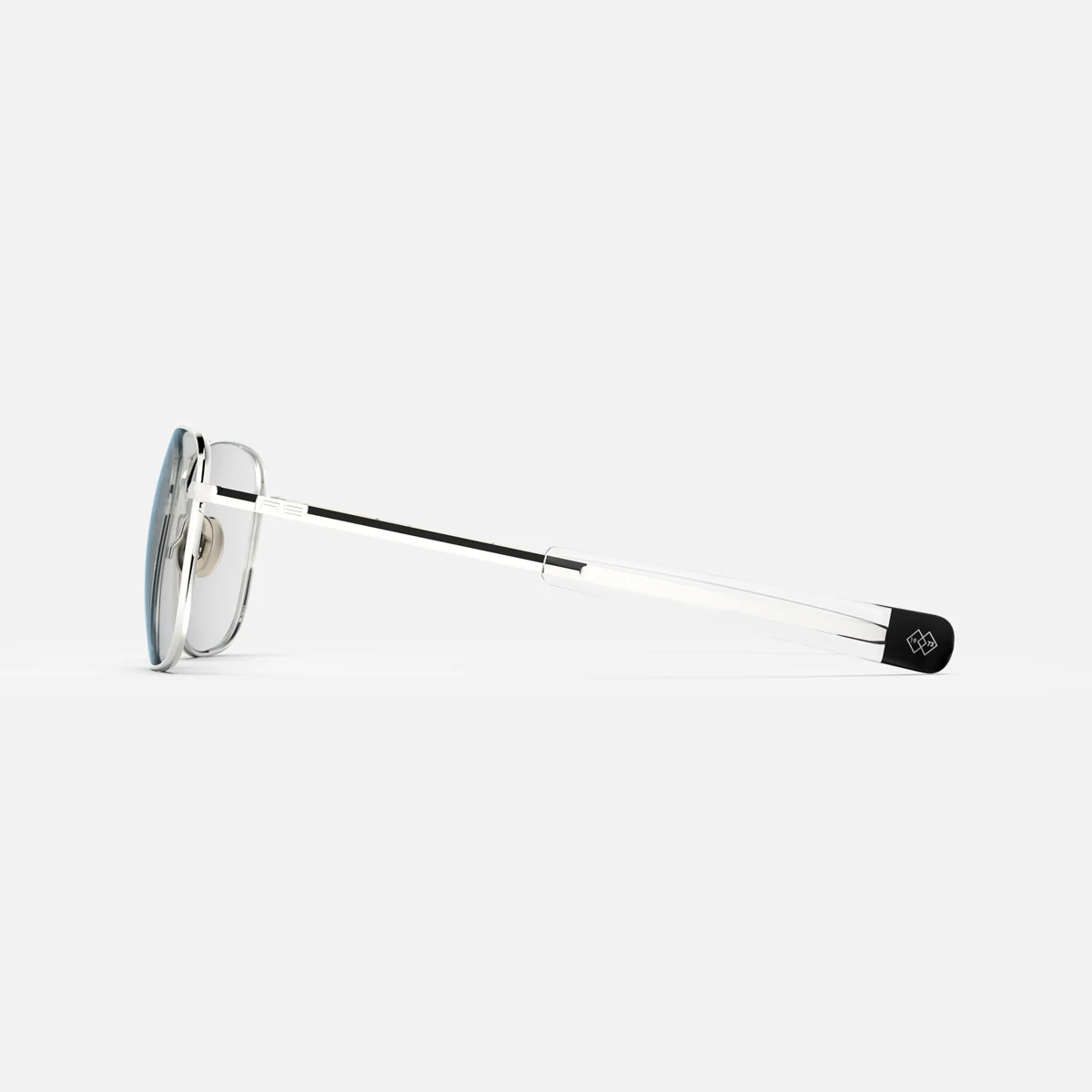 185-Aviator-23k-White-Gold-Clear-Prescription-Eyewear-3.webp Aviator - 23k White Gold & Clear - Prescription Eyewear