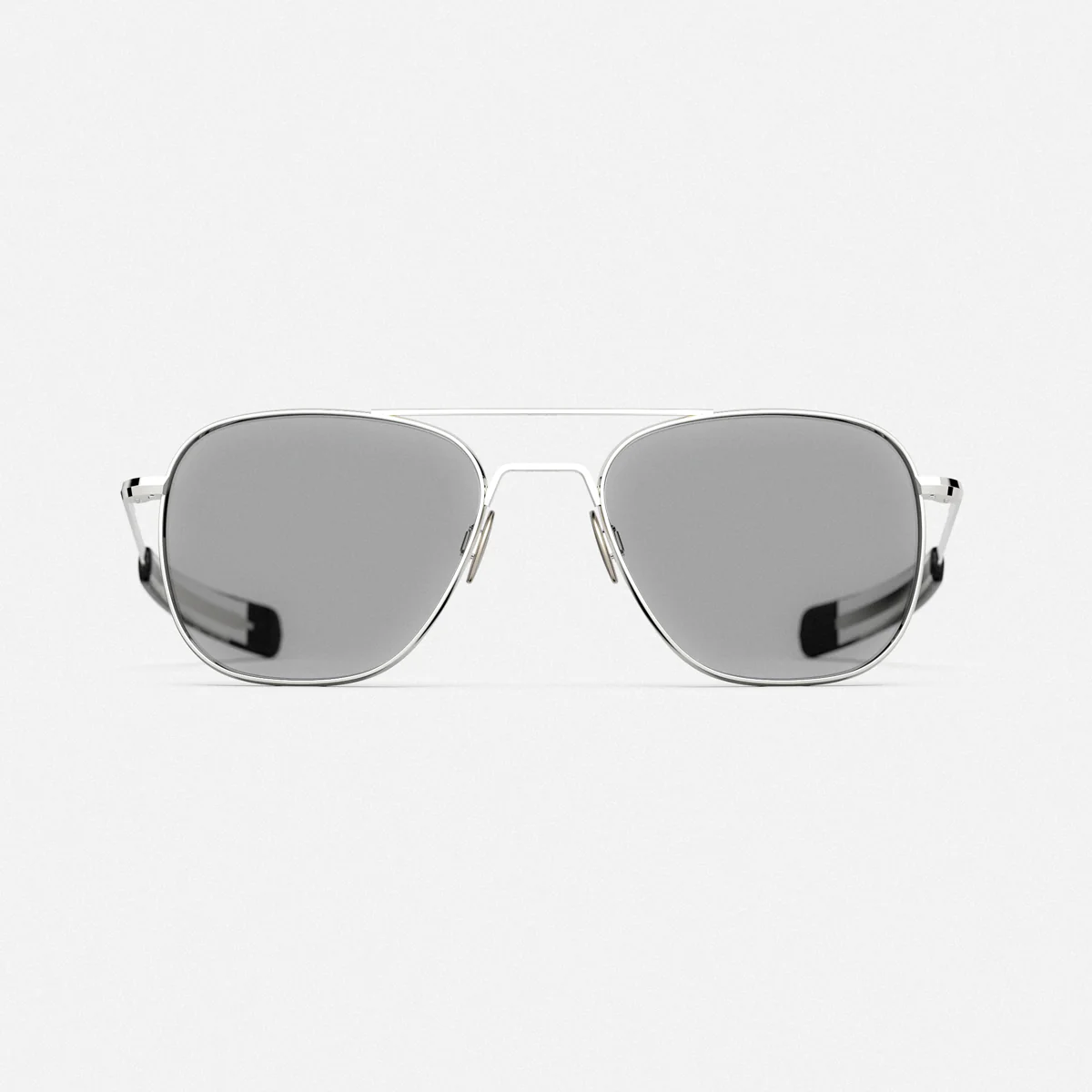185-Aviator-23k-White-Gold-Clear-Prescription-Eyewear-4.webp Aviator - 23k White Gold & Clear - Prescription Eyewear