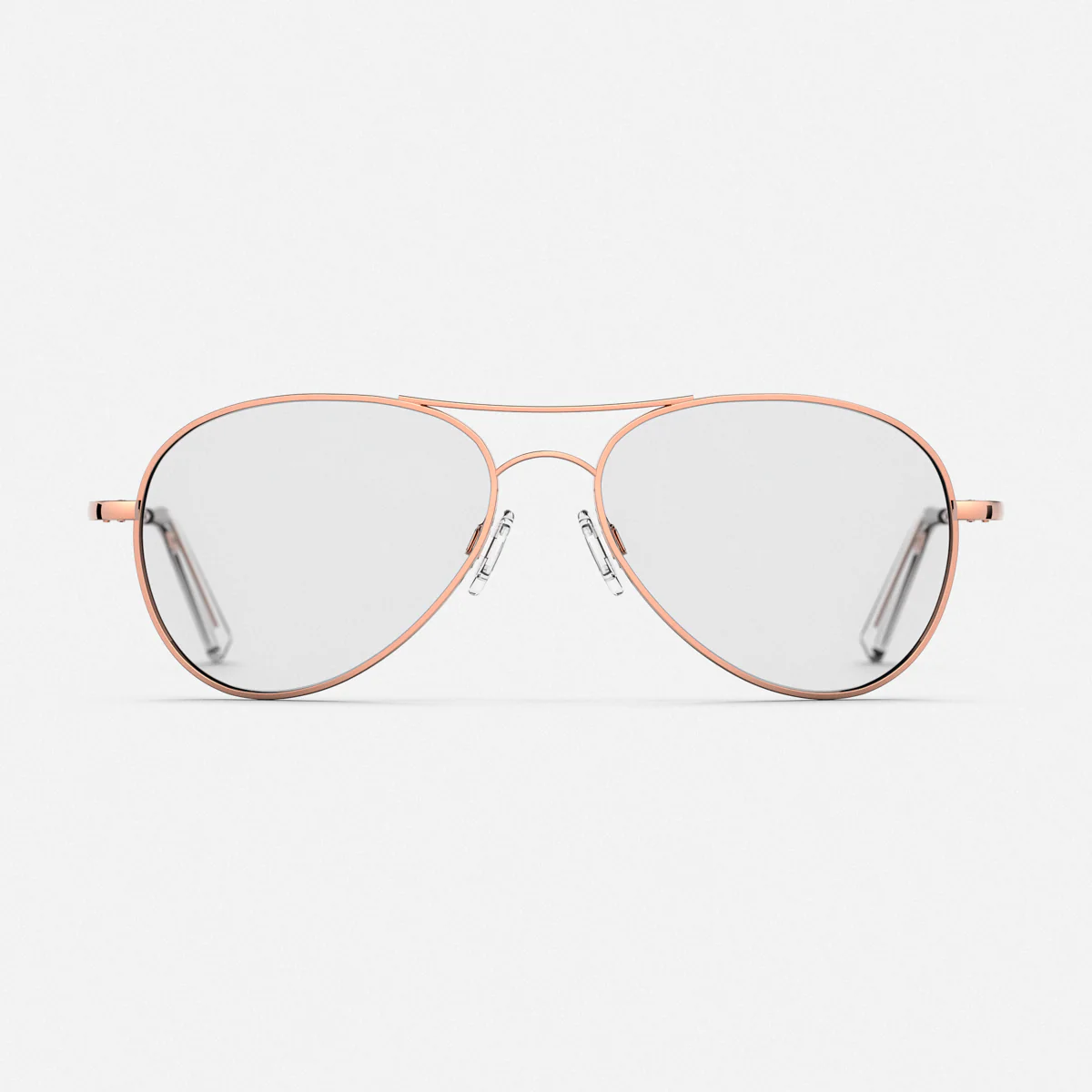 Amelia - 22k Rose Gold & Clear - Prescription Eyewear