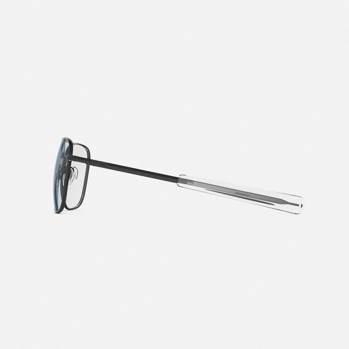 365-Aviator-Matte-Black-Clear-Prescription-Eyewear-3.webp Aviator - Matte Black & Clear - Prescription Eyewear