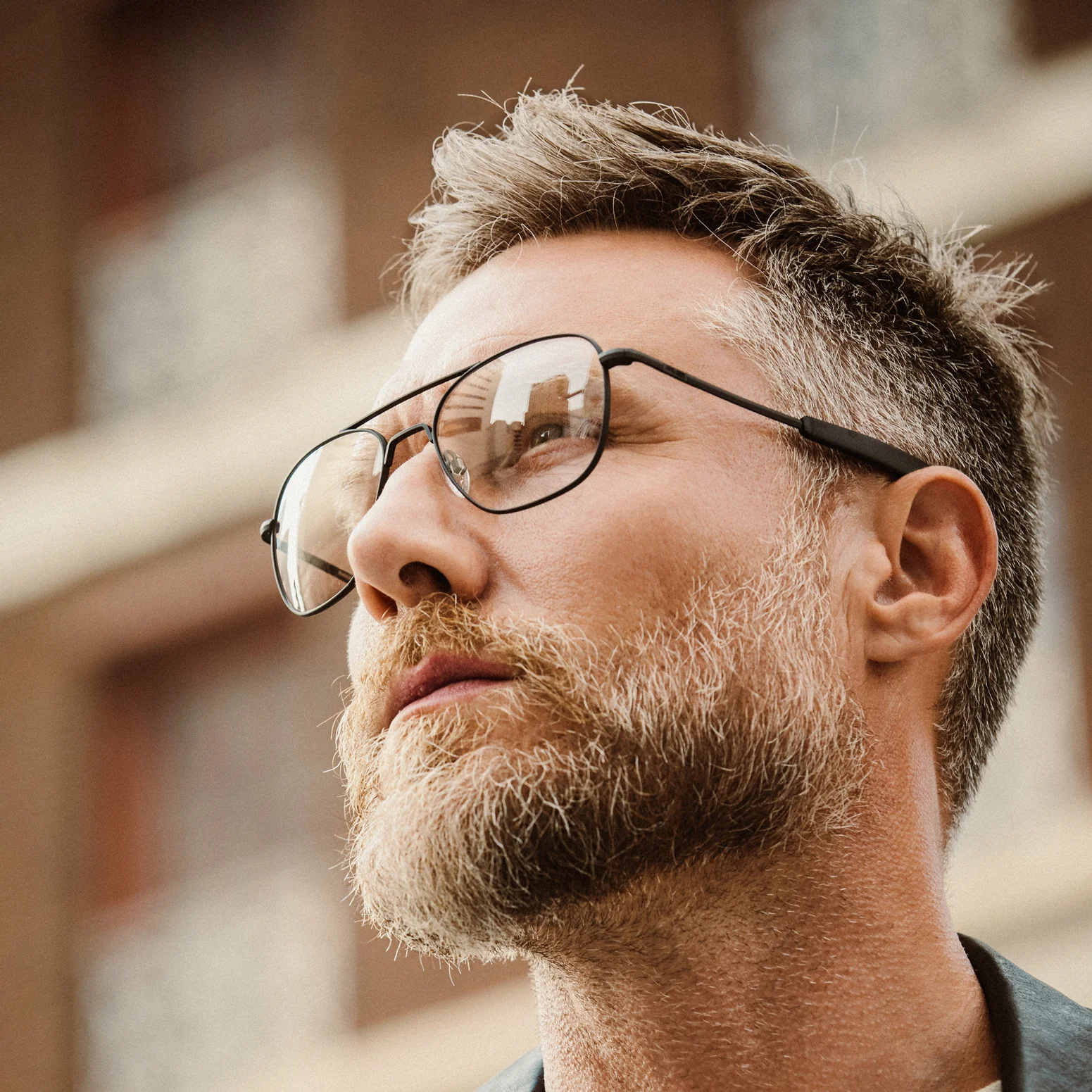 365-Aviator-Matte-Black-Clear-Prescription-Eyewear-5.webp Aviator - Matte Black & Clear - Prescription Eyewear