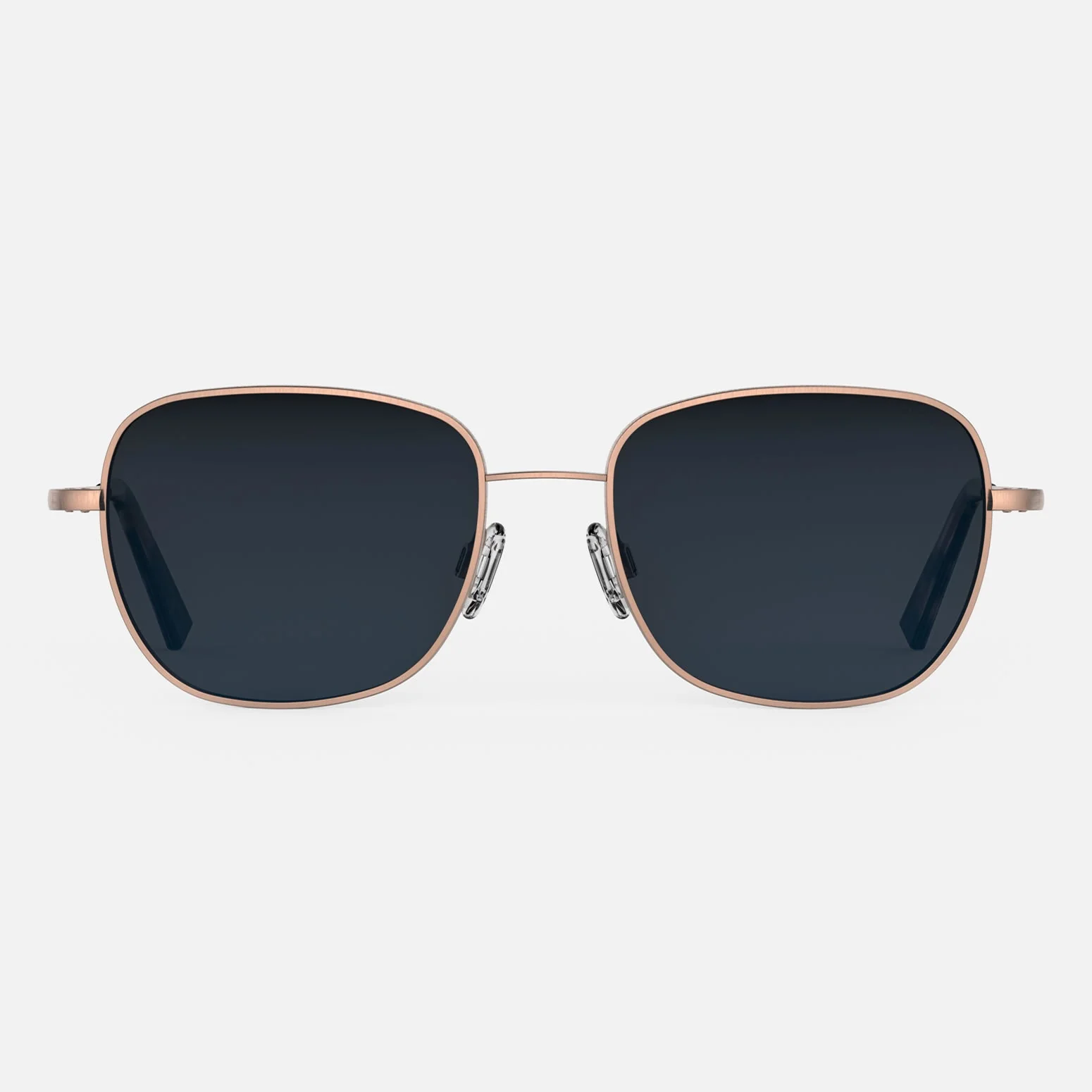 Cecil - 22k Satin Rose Gold & Slate