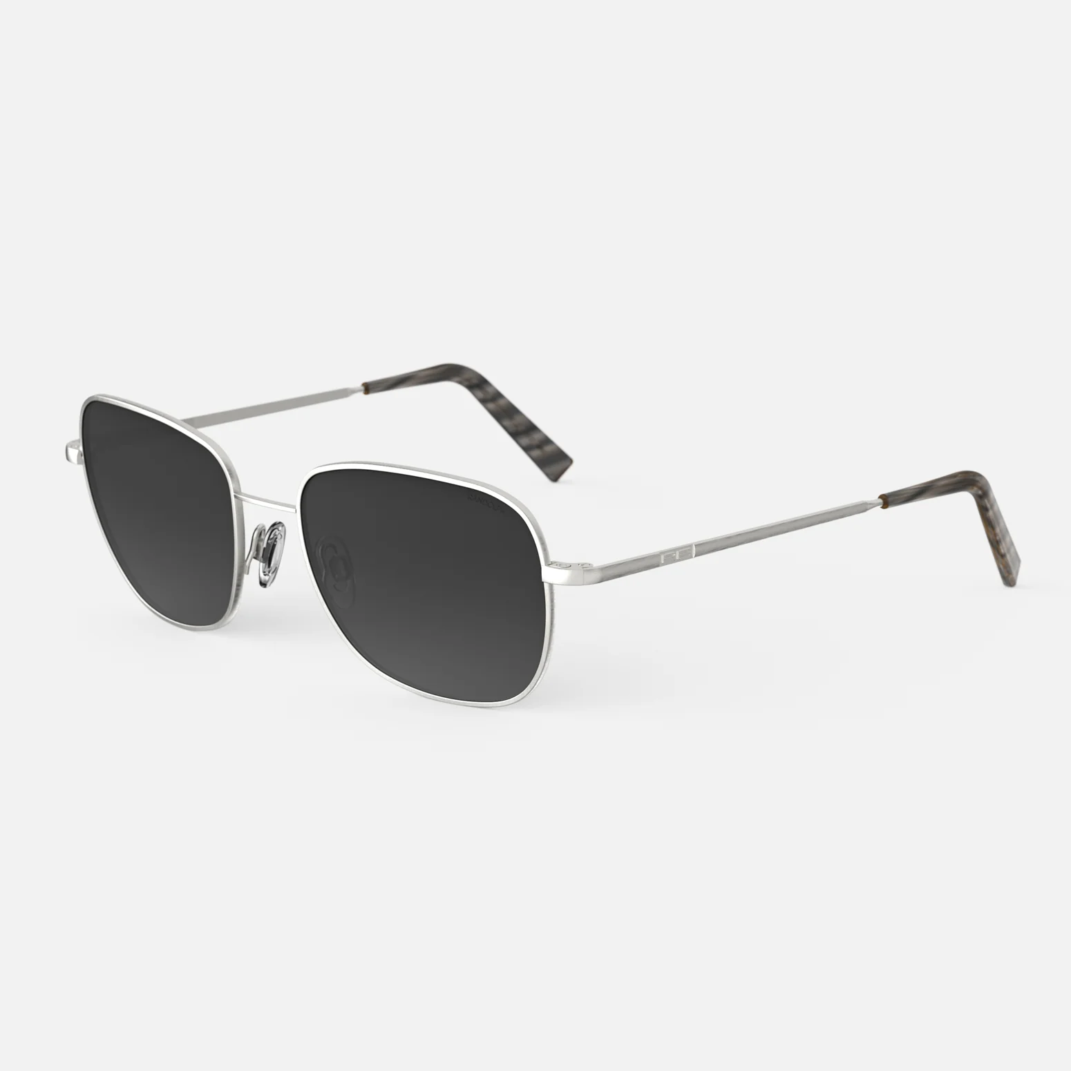 Cecil - Satin Silver & Coastal Gray