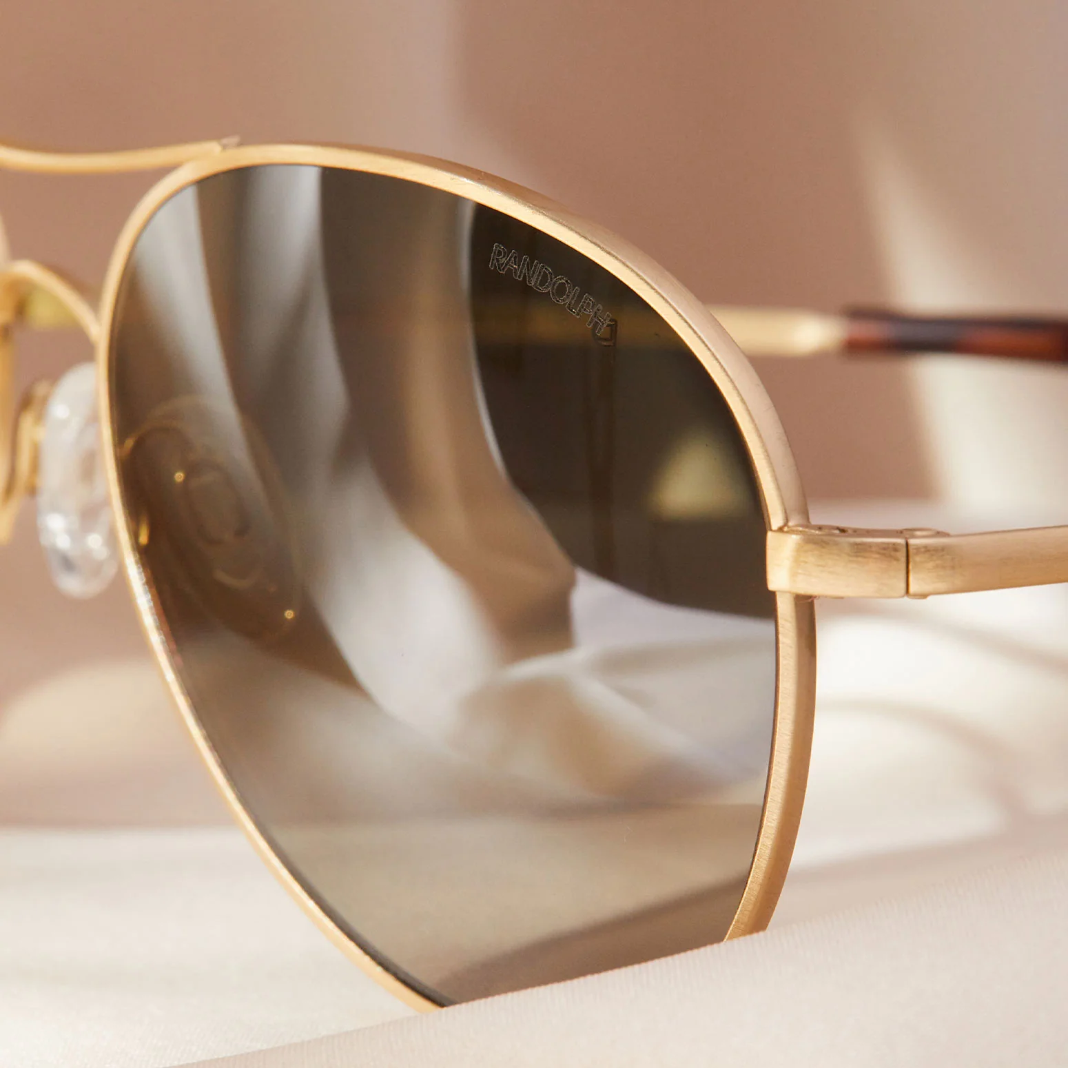 Amelia - 23k Satin Gold & Evergreen