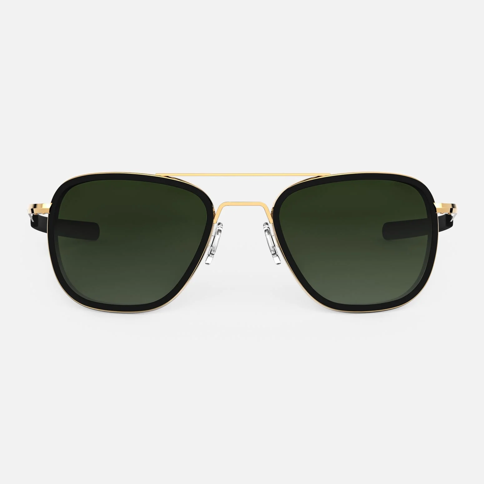 Aviator Fusion - 23k Gold & Matte Onyx Inlay & Evergreen