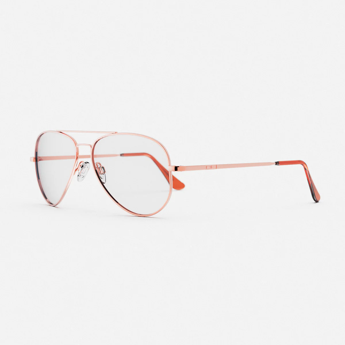 Concorde - 22k Rose Gold & Clear - Prescription Eyewear