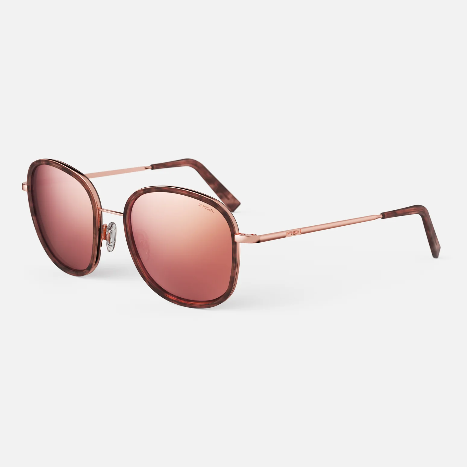 Elinor Fusion - 22k Rose Gold & Rose Tortoise Inlay & Rose Gold