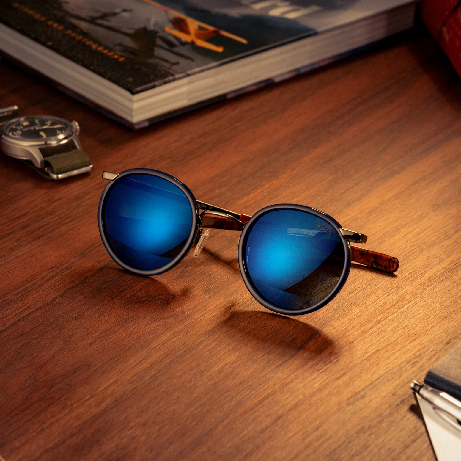 P3 Fusion & Gunmetal & Nautical Blue Inlay & Atlantic Blue