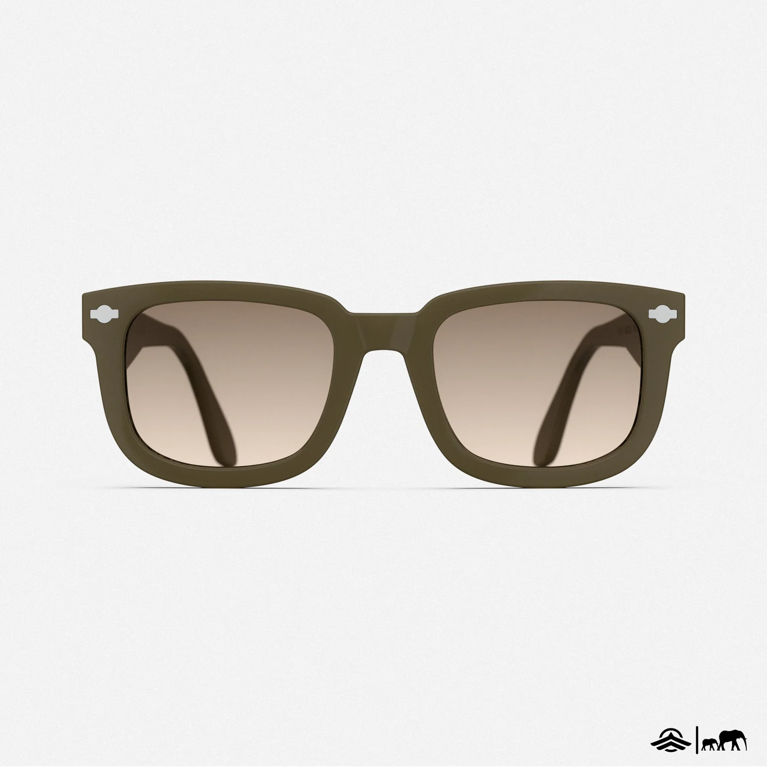 Randolph x BKc P-51 - Military Olive Acetate & Cape Sand Lens