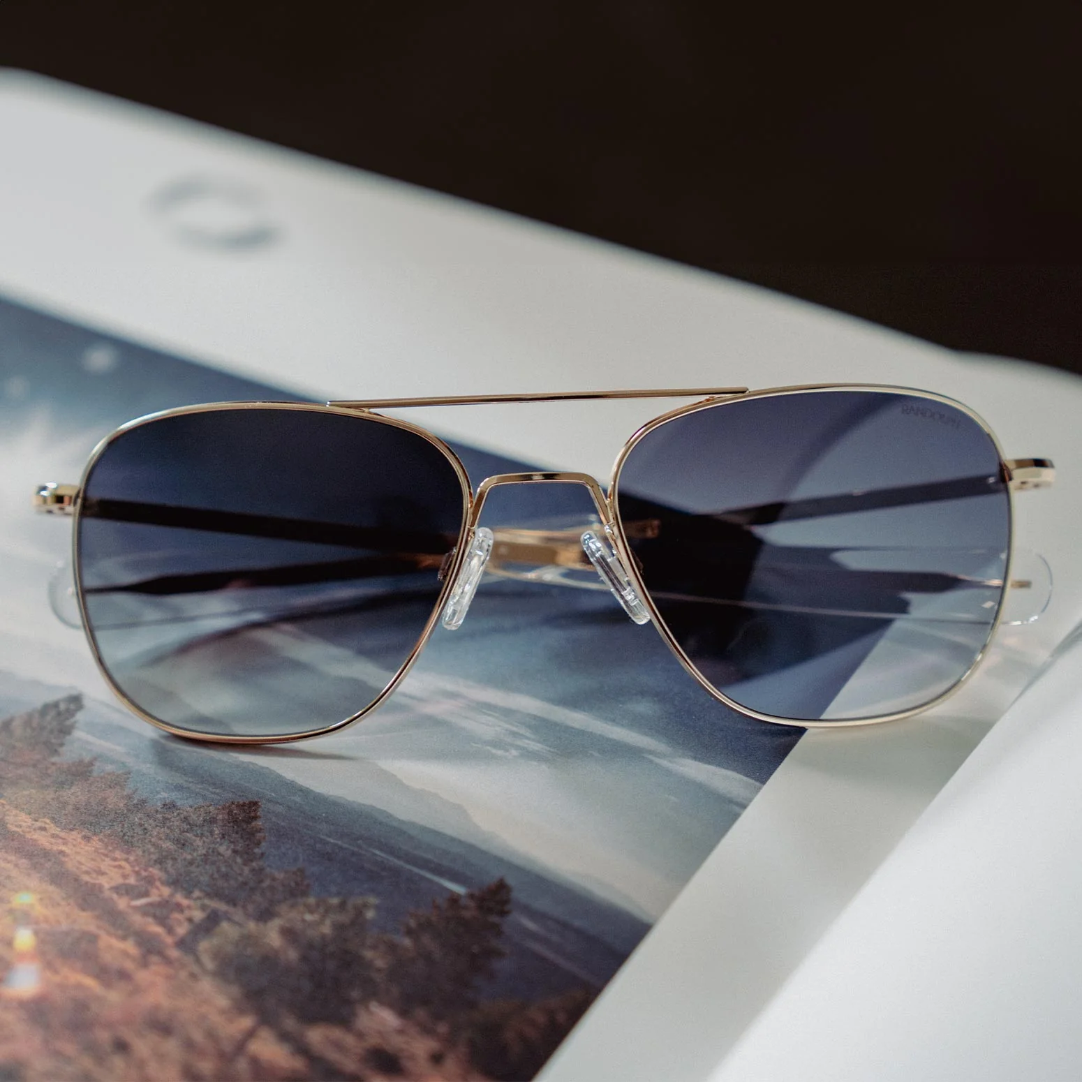 Aviator - 23k Gold & Slate