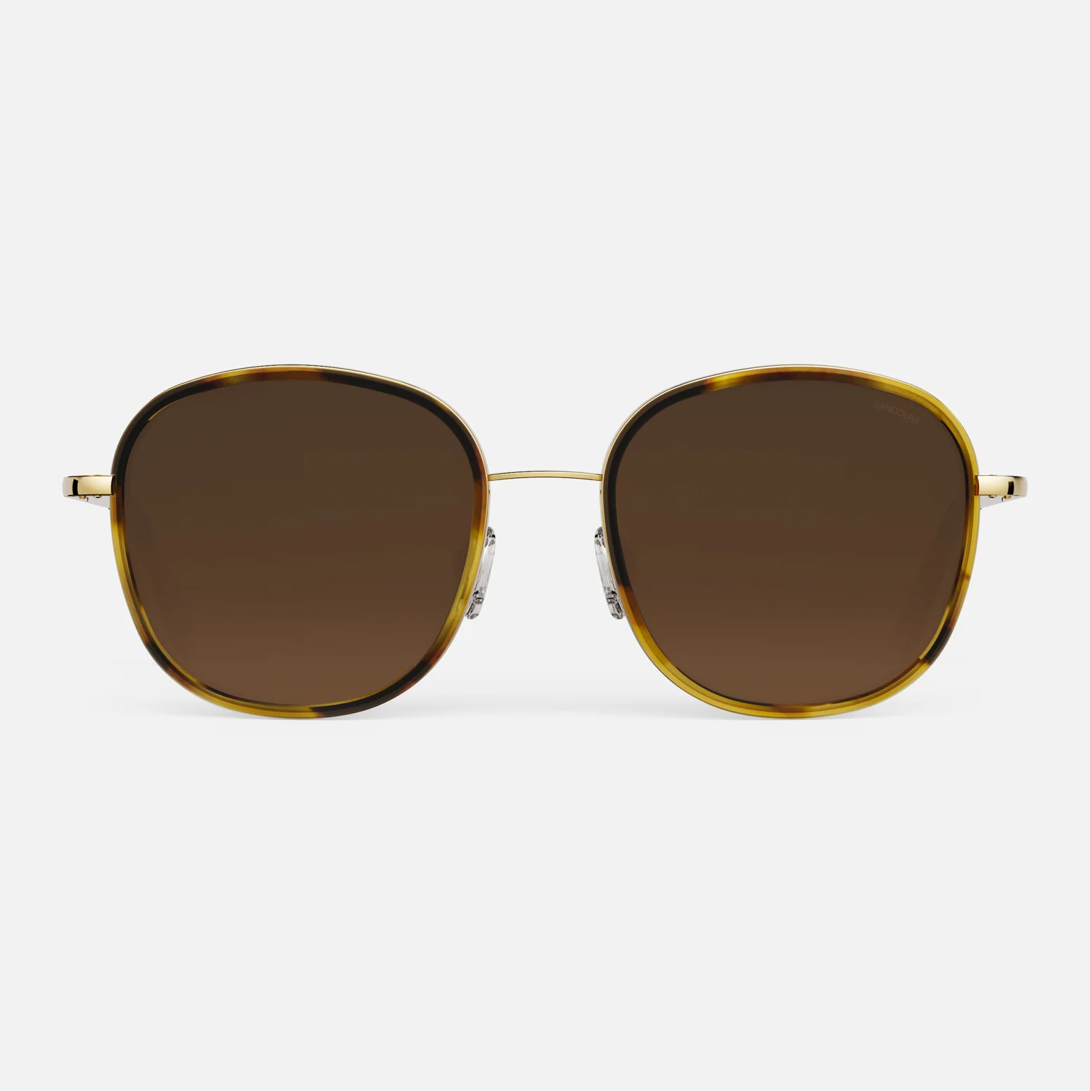 Elinor Fusion - 23k Gold & Dark Caramel Tortoise Inlay & Cape Sand