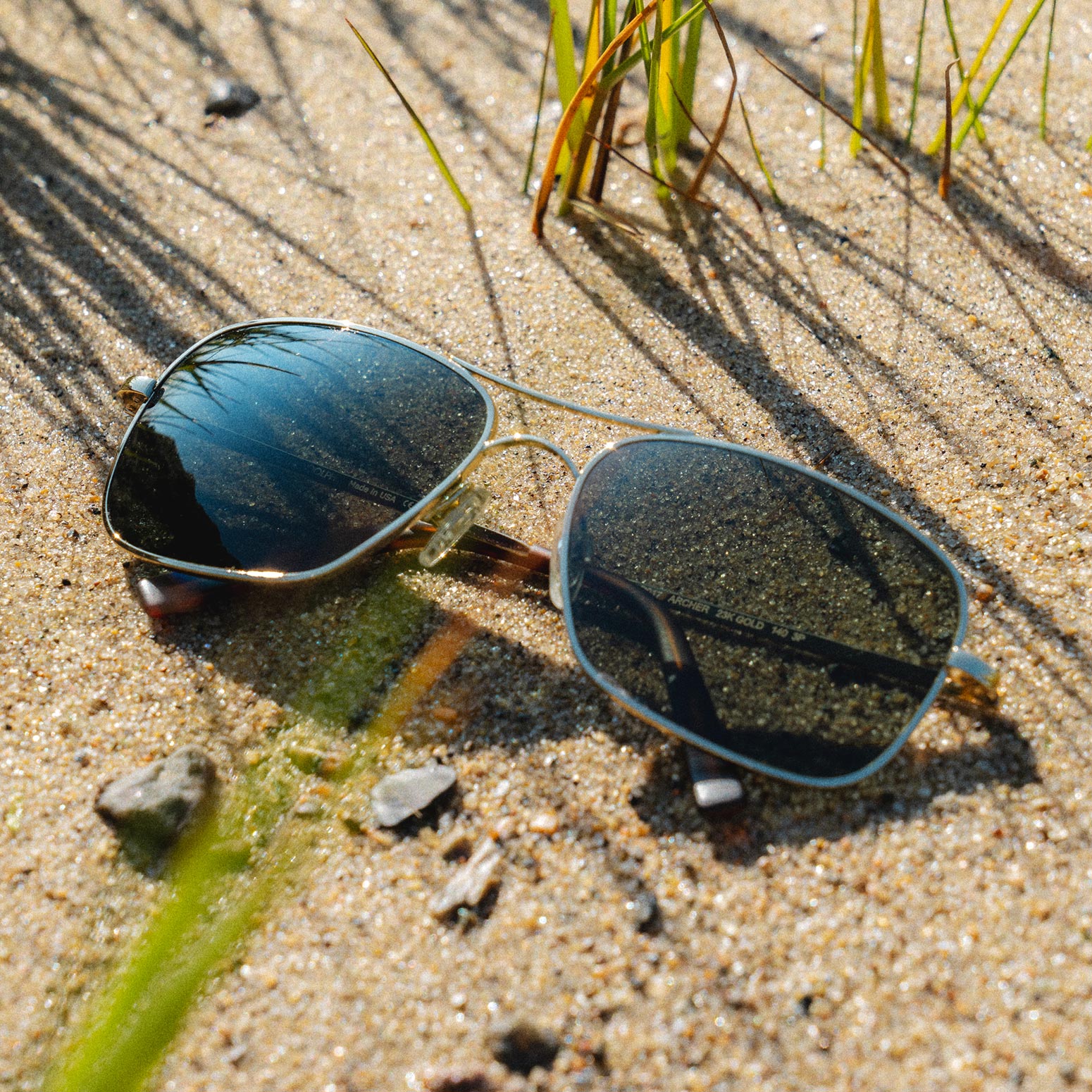 Archer - 23k Gold & AGX - Prescription Sunglasses